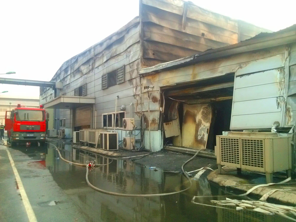 Tan hoang sau đám cháy KCN Yên Phong ảnh 7